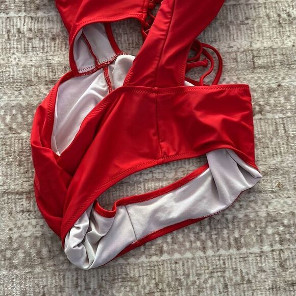 Unbranded size XL Red one piece swim suit - Picture 5 of 5
